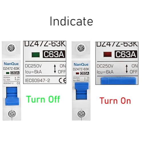 Evita averías en paneles solares instalando este interruptor automático de CC de 40A 4