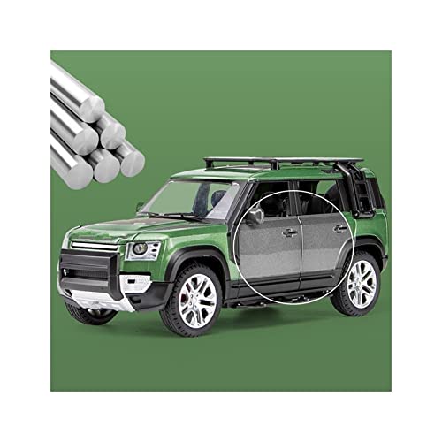 Modelo Land Rover Defender Diecast 1:24 Negro miniatura 2