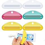 Xumier Tubenausdrücker Tubenquetscher, 6Pcs Tubenquetscher für alle Tuben, Zahnpastaquetscher, Tubenausdrücker, Tubenaufroller, Tubenpresse für das Badezimmer