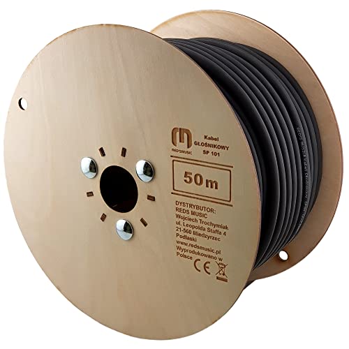 Reds Music Speaker Cable SP101 (2x2,5mm2) OFC Twinax PVC, (50m), Black, 50mb - Image 2