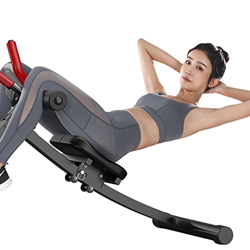 romeinse stoel Buikspieroefeningen Romeinse Stoel met Led Elektronisch Display en Trekkoord, in Hoogte Verstelbare Fitnessapparaten met Foamrollers, Gemakkelijk te Trainen - Image 4