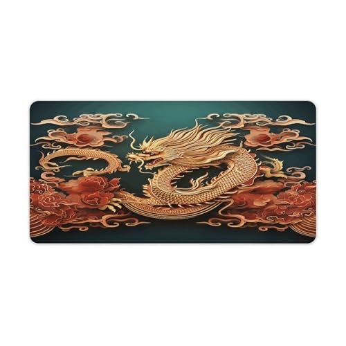 Pad de Escritorio Grande Estilo Dragon Chino 30x60 cm