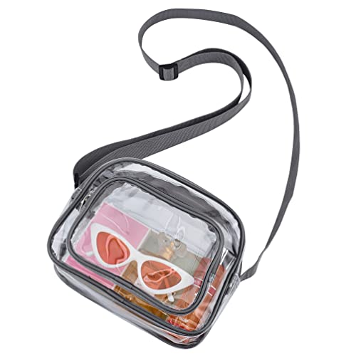 Image of Oraben Clear Bag for Stadium Events Clear Purse Stadium Bag Satchel Handbags for Sports Events Concerts Festivals | Stadium Approved