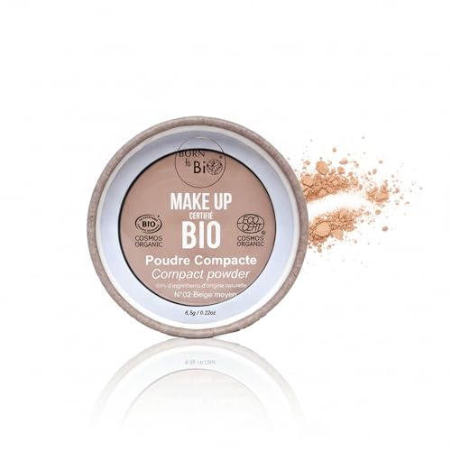 Polvo compacto orgánico - N°1 Beige claro