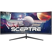 Sceptre C305B-200UN 30" Curved Ultra Widescreen (2560 x 1080) 5ms VA AMD FreeSync Gaming Monitor