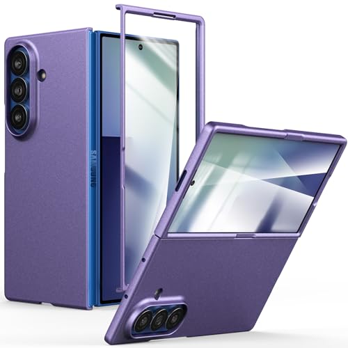 Coque Galaxy Z Fold 7 fine avec protecteur d'écran en polycarbonate rigide et mat