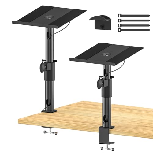 Support de haut-parleur de bureau anti-vibration en métal pour éliminer les résonances