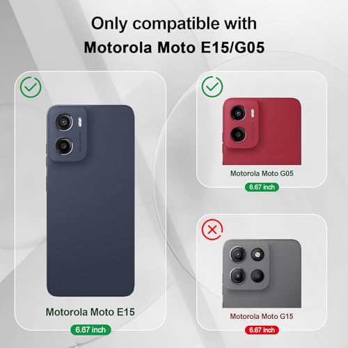 Coque Moto E15 protection caméra pour éviter les rayures dos
