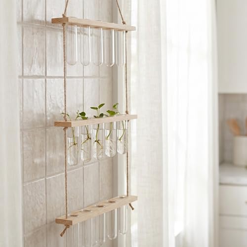 Florero hidropónico de 3 niveles para decorar paredes sin ocupar espacio 7