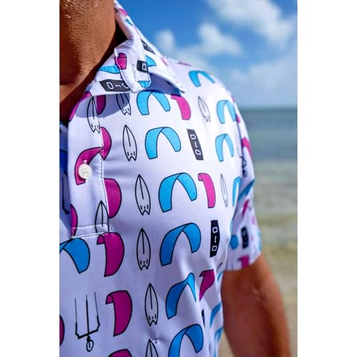 Kitesurfing Polo – Quick Dry, UV Protection, Moisture-Wicking Shirt for Men & Women – Black or White3