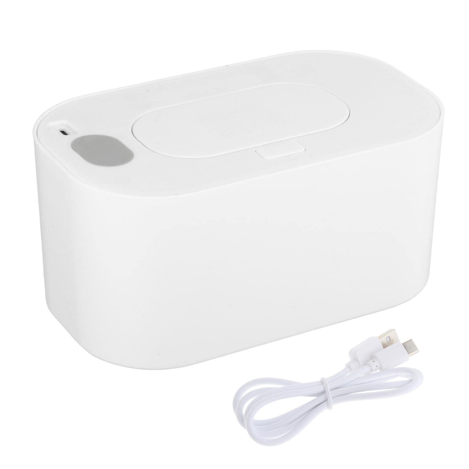 Heated Wipe Dispenser with Large Capacity Wet Wipe Warmer for Travel White Mechanical-image-37