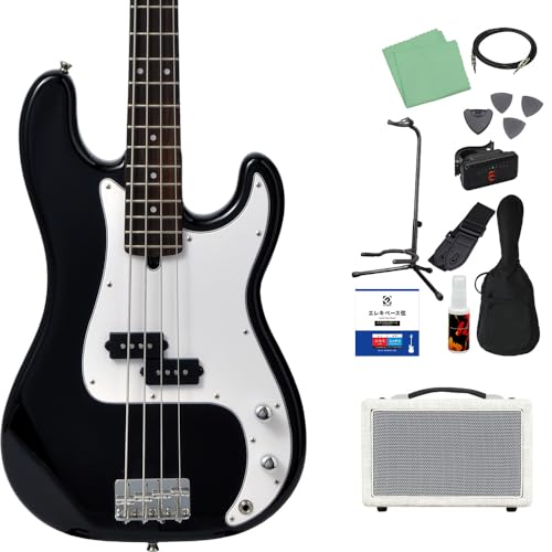 Amazon | Bacchus BPB-1R BLK ベース 初心者12点セット 【島村