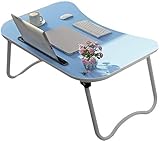 Mesa de cama multipropósito, bandeja de cama para servir el desayuno, escritorio de regazo, escritorio de estudio, mesa de cama, escritorio para notebook, mesa de bandeja para PC, escritorio
