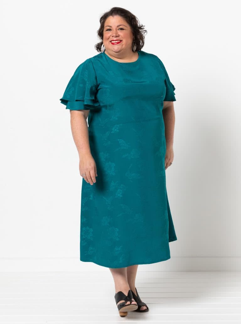 Style Arc Sewing Pattern - Queenie Woven Dress (Sizes 10-22)
