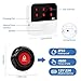 WiFi Smart Wireless Caregiver Pagers for Elderly Alert Button That Calls Cell Phone Caregiver Alert System with LED Number Display 2 SOS Call Button 1 Receiver(Only Supports 2.4GHz & No Monthly Fee)