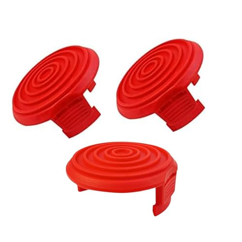 Lyshujli 3 Pack Weed Eater Spool Cap Cover, Weed Wacker String Trimmer Spool Cap Cover Compatible with Hyper Touch HT19-401-003-03,HT18-401-002-01,HT10-401-002-01,HT18-401-004-01
