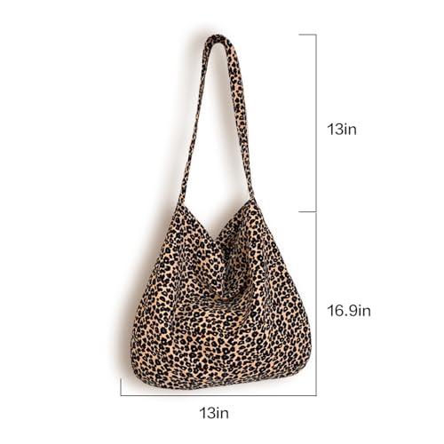 Women's Leopard Print Crossbody Bag - Stylish Lightweight Tote, Spacious & Versatile for Travel, Shopping, Daily Use2