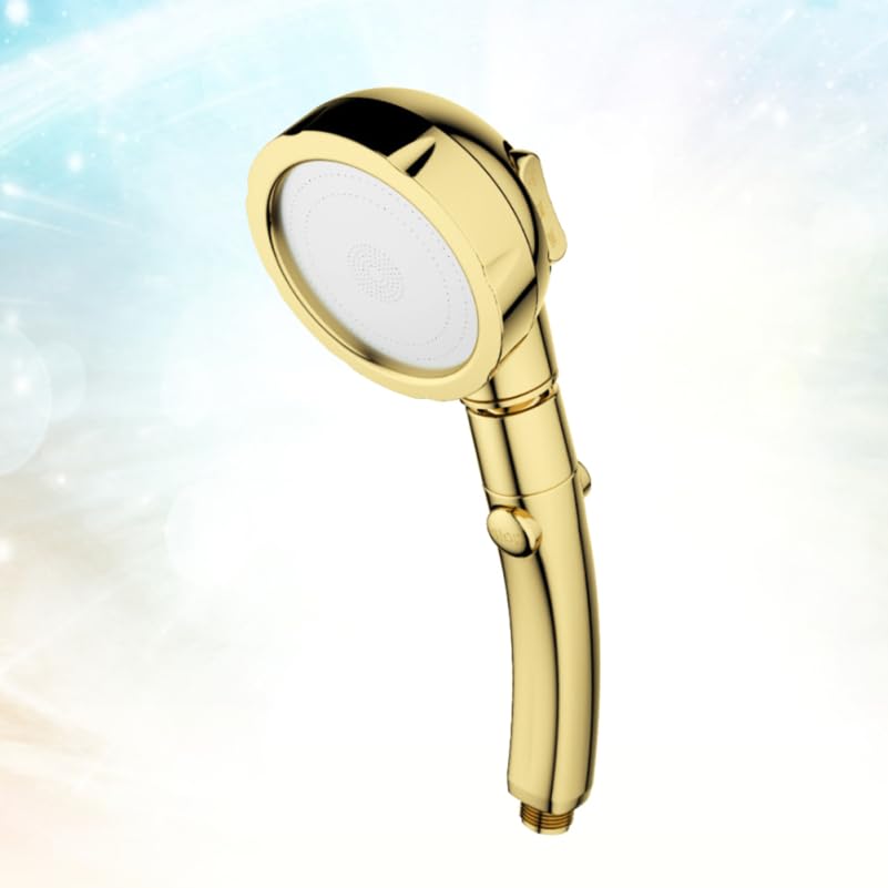 Cabezal de Ducha de Mano con Manguera, 3 Modos, Diseño Moderno Dorado miniatura 7