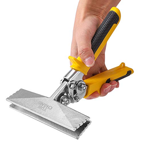 YUN CHANG Hand Seamer 6 Inch Sheet Metal Bending Pliers Tools Straight Jaw Manual Metal Clamp for Flattening Sheet Metal