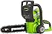 Produktbild Greenworks G40CS30 Akku Kettensäge, 30 cm Blattlänge, 4,2 m/s Kettengeschwindigkeit, 3,7 kg, automatische Kettenschmierung OHNE 40V Akku & Ladegerät, 3 Jahre Garantie