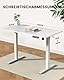 ErGear Elektrisch Höhenverstellbarer Schreibtisch 120 x 60 cm, Schreibtisch Höhenverstellbar mit 4-Gedächtnis-Smart-Pult für Home-Office mit Verbindungsplatte