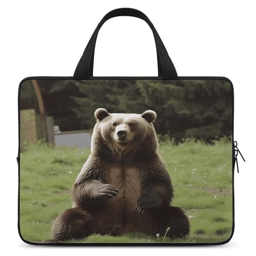 Sacoche portable ultra fine motif ours protection minceur et style