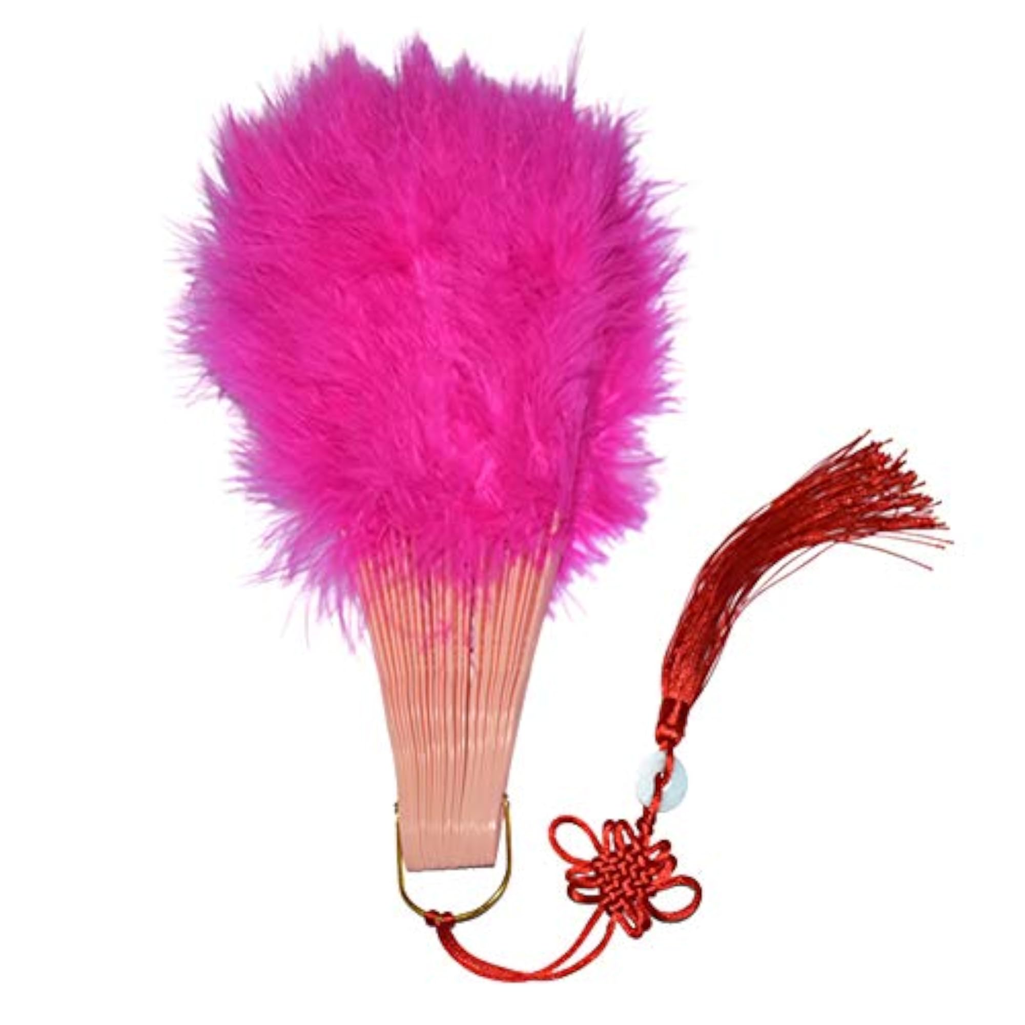 Natural Dyed Fluff Feather Fan Crafts Decoration
