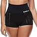 bebe Women’s Seamless Shapewear Boyshorts - Multi-Pack Tag-Free Tummy Control Underwear with Breathable Open Knit Design and No-Roll Waistband (DarkGrey/Beige/Black, 2X)