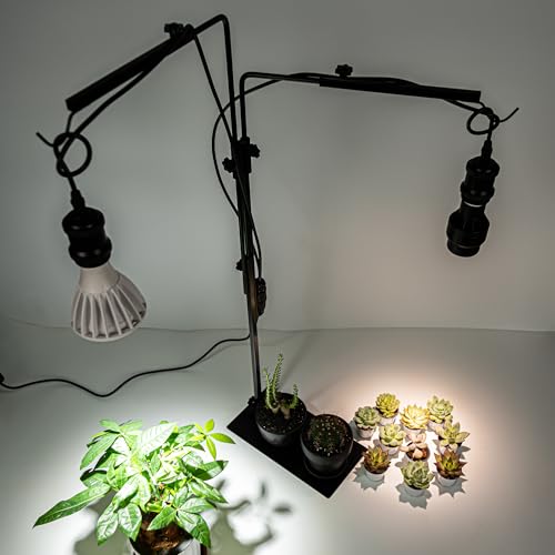FSLIVING 植物育成スタンド 2灯 角度調節可 A3-ZWD-SSB-2D-410 の商品画像 4