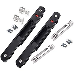 2 unidades de ganchos para puerta corredera,ventana,puerta de terraza,puerta móvil,cierre de un solo lado para el hogar,para todas las puertas y ventanas de cristal móviles y accesorios de hardware