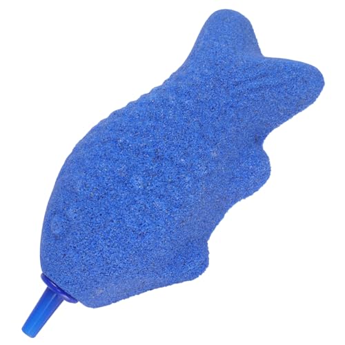 HANABASS 水槽エアストーン 魚 池 水族館 水槽用水槽ライト バブル 水槽用エアストーン 小さなエアストーン 水槽の付属品 泡石 エアストーン水槽 ミネラルサンド Blue