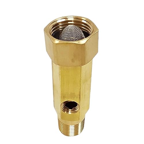 Inlet Water Filter 100651 1/2 in. MPT X 3/4 FGH 1/4 in. Bypass