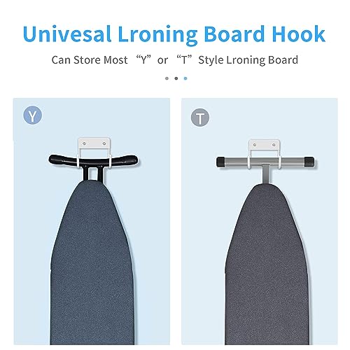 Bijun SA9527 Ironing Board Wall Mount, Ironing Board Hanger, Ironing Board Holder thumb #2