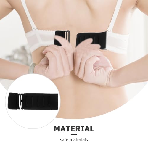 Strap Extender for Bra Women Strap Extension 5 Hook Adjustable Bras Band Extender Buckle Swimsuit Back Bras Strap Extender Comfortable Elastic Bra Extension 3.5 x 1.2 inch4