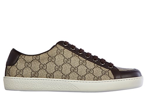 Buy Gucci Men's Shoes Leather Trainers 
