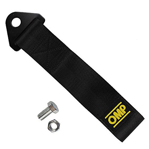 Sangle de remorquage professionnelle universelle pour remorque de véhicule d'urgence - Anse de remorquage professionnelle universelle pour véhicule d'urgence (noir) Cover