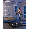 MJWW Walking pad, 6% Manual Incline Under Desk Treadmills, 300 LBS Walking pad treamill, 3 in 1 Treadmills for Home & Office, Portable treamill with LED Display