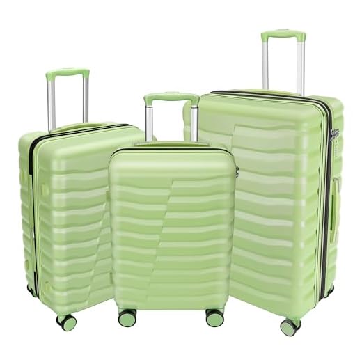 Best luggage set for moving abroad Lightweight 3-Piece Travel Luggage Set