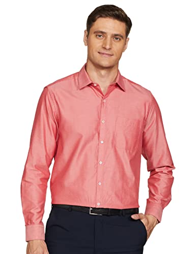 Image of Max Men Cotton Solid Slim Fit Oxford Shirt