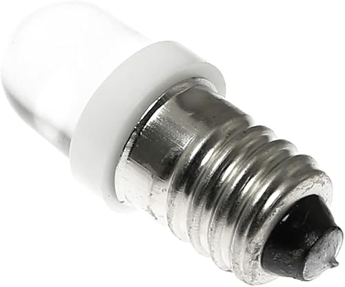 Miniatura 2 de Mini bombilla LED E10 de 0.2 W, 0.2 W, 3 V, bombillas de base de tornillo en miniatura, indicador LED para circuito de experimento casero,