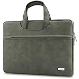 TECOOL 13-13.3 Pulgadas Funda Ordenador Portátil para 13 MacBook Air/Pro M2 M1 2022-2012, MacBook Pro 14 M3 M2 M1 2023 2021, 13,5 Surface Laptop 3/4, para 13,3“ Dell HP Samsung Laptop, Verde