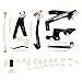 HCmotorku Motorcycle Forward Controls Pegs Levers Linkages Kit Fit for Harley Softail Street Bob Low Rider FXBB FXLR FXLRS FXST 2018-2023 Black