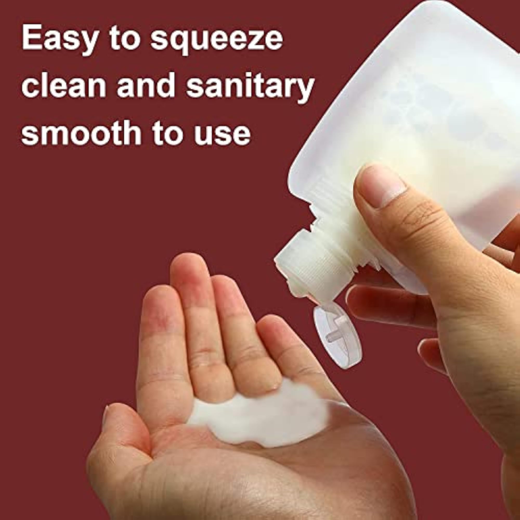 Travel Fluid Makeup Packing Bag, Refillable Pouches