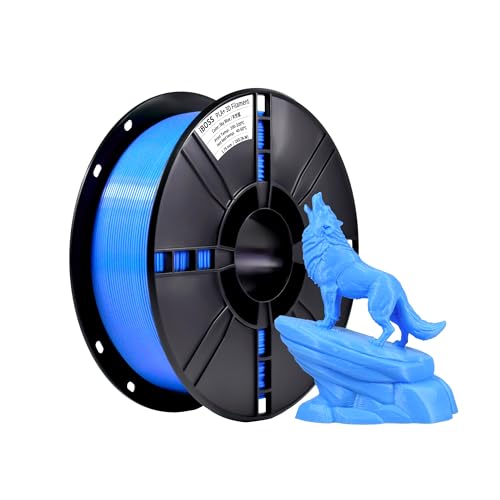 iBOSS PLA+ 3D Printer Filament PLA Plus Filament 1.75mm, Neatly Wound 3D Printing Filament 1.75mm, Dimensional Accuracy +/- 0.02 mm, Fit Most FDM 3D Printers, 1kg Spool (2.2lbs), Sky Blue(Light Blue)
