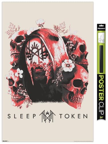 Sleep Token - Skulls And Flowers Wall Poster, 34L