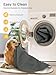 HezzLuv wasserdichte Hundedecke, Sofa Bettdecke Haustierdecke Anti-Rutsch Matte Möbelschutz, Waschbar, Kratzfest, Tierfellresistent, für Welpen, Große Haustiere, Hunde und Katzen (127x157cm)