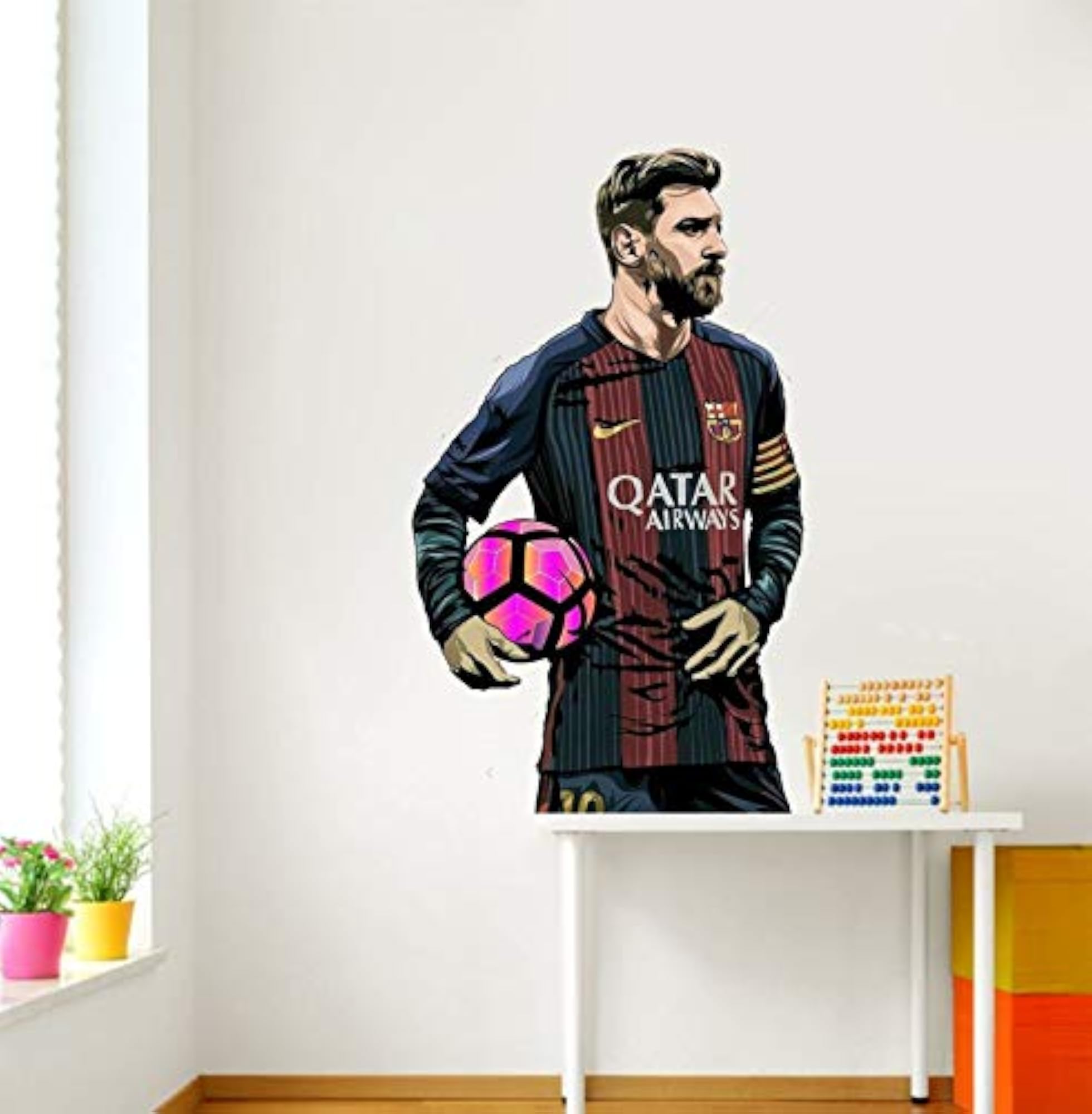 Barcelona Captain Wall Sticker, Decorative Design