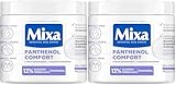 Mixa Crema Corporal Panthenol Comfort para pieles atópicas con 13% de [Glicerina + Pantenol]. Calma el picor. Apta para pieles sensibles y niños. 400 ml. (Paquete de 2)