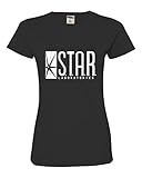 Medium Black Womens Star Labs Deluxe Soft T-Shirt