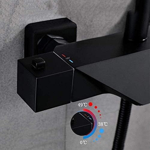 Robinet mitigeur thermostatique pour baignoire et douche mural cascade